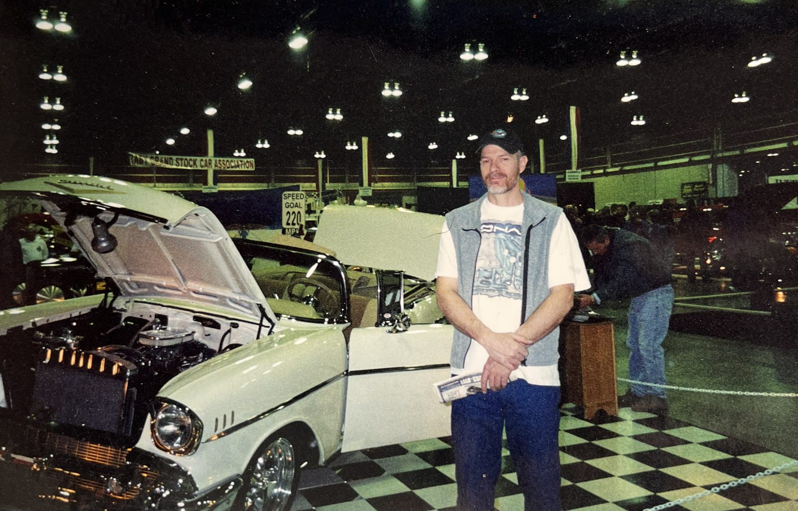 Martin Lakeman at a car show
