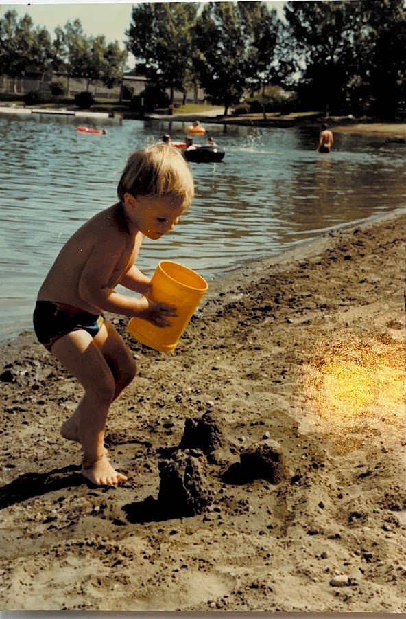 Toddler me.