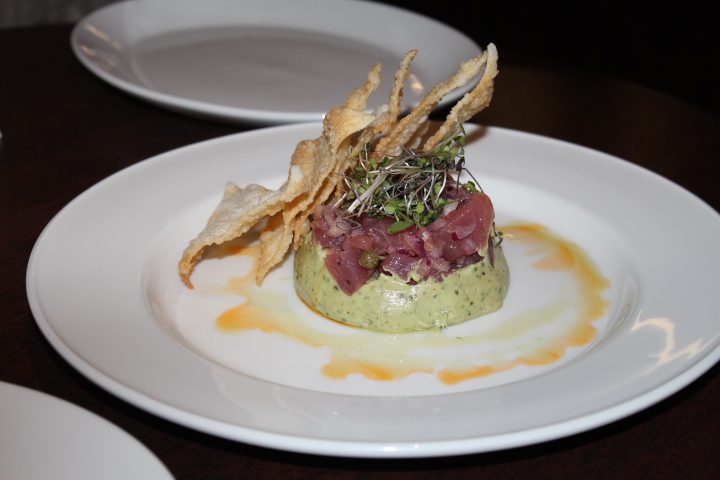 Tuna tartare.
