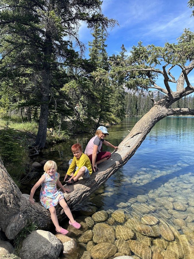 The three kids together