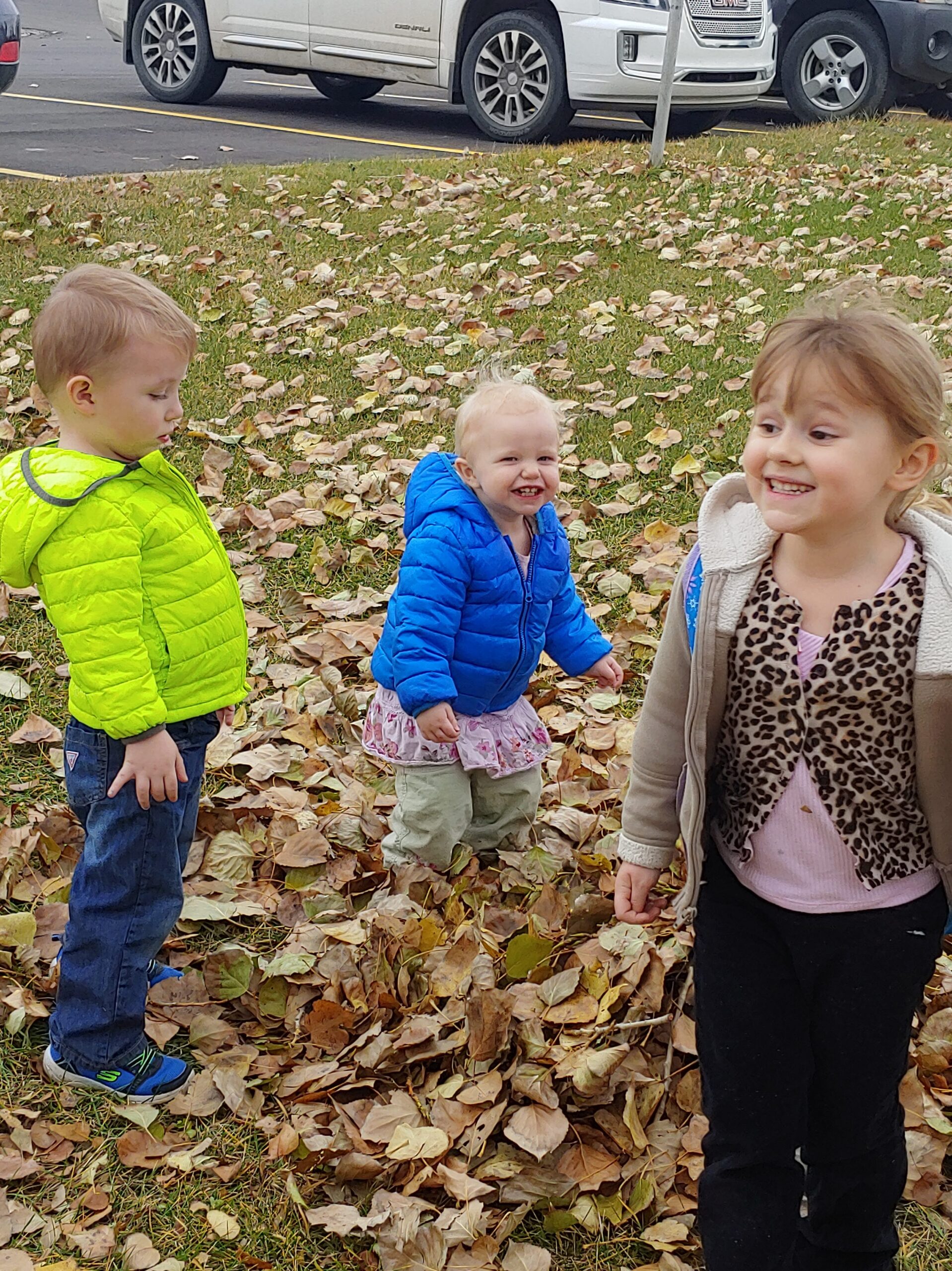 The three kids together
