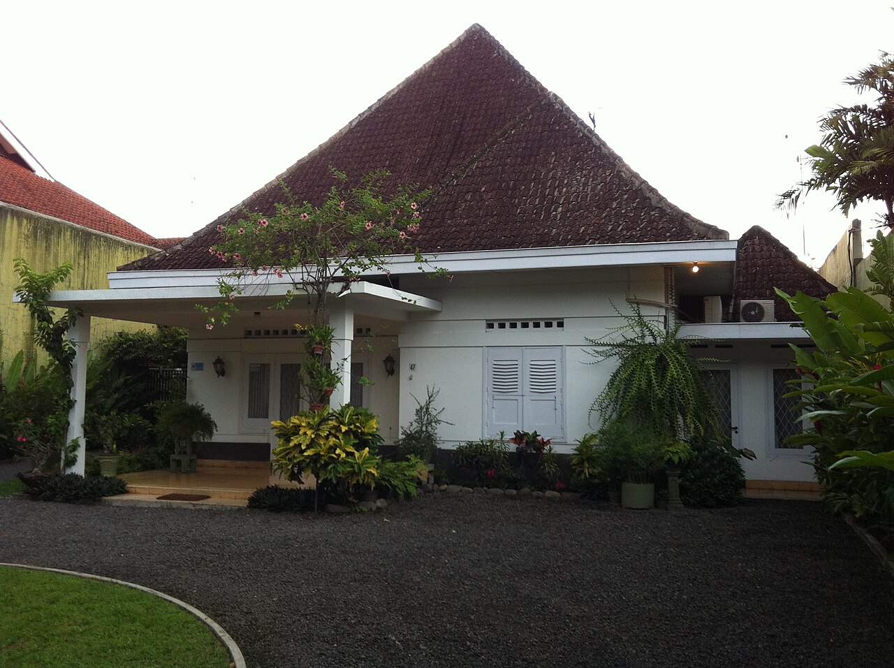 Dutch colonial-era architecture in Malang, east Java